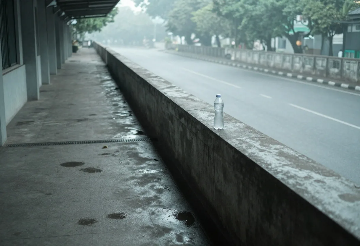 Morning corridor in Jakarta where the walks and routines described in these terms begin
